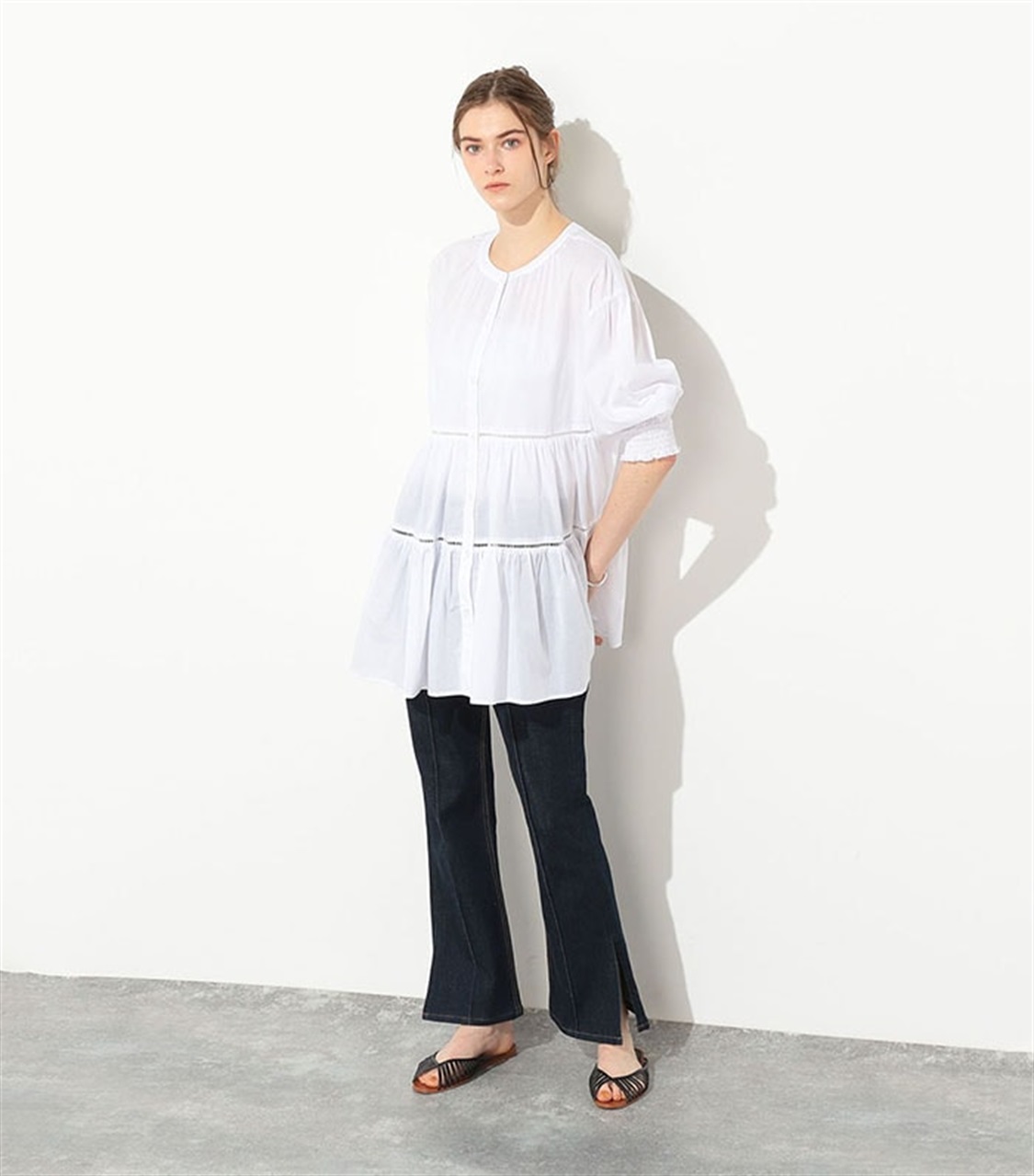 LE SOUK HOLIDAY 2wayティアードブラウス_sub_7