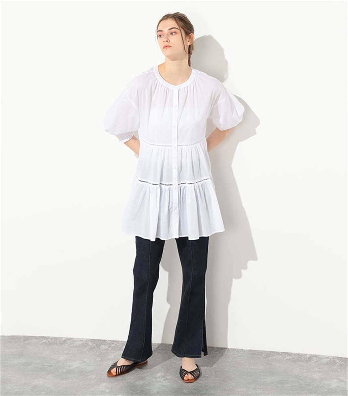 LE SOUK HOLIDAY 2wayティアードブラウス_sub_8