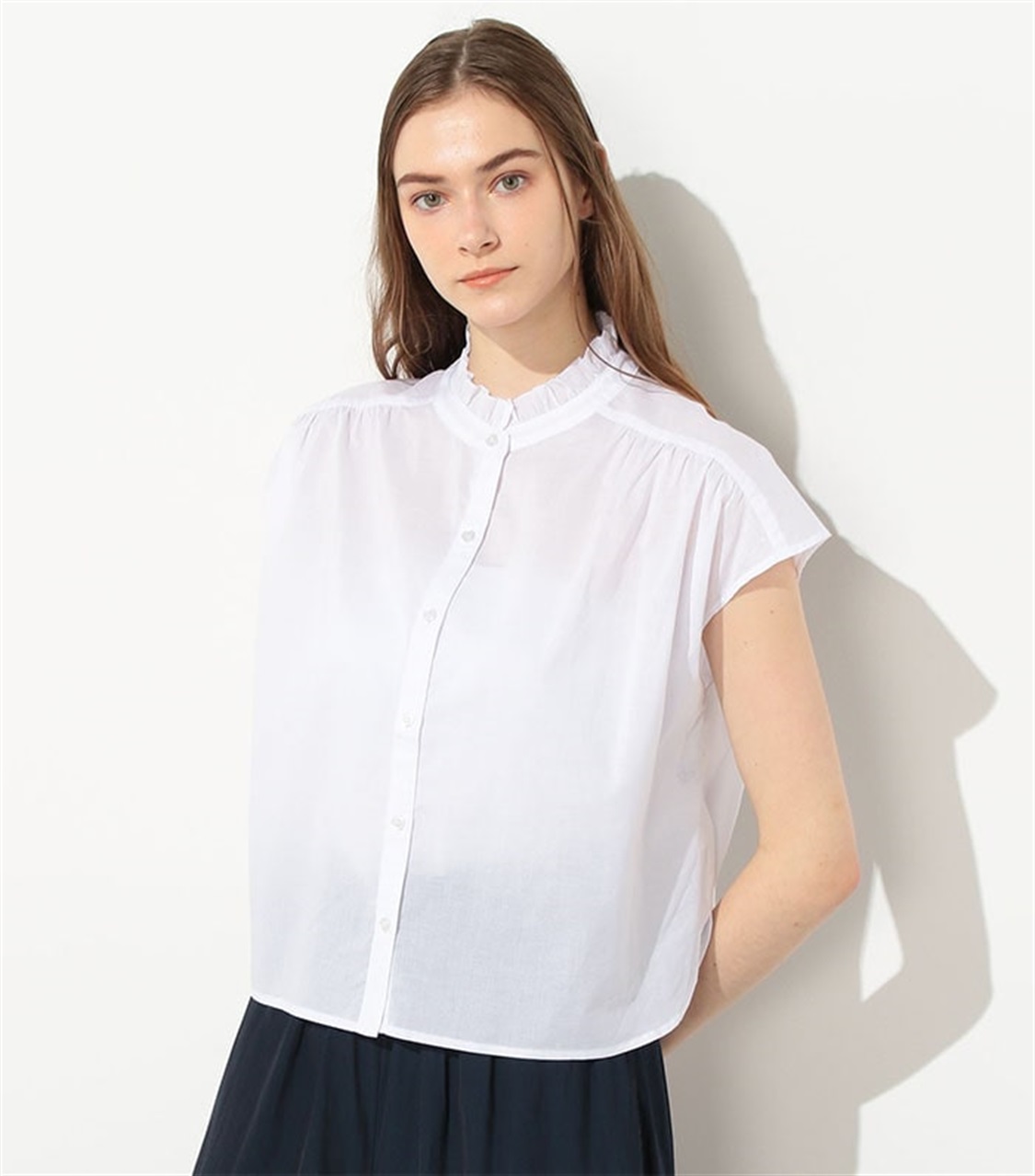 LE SOUK HOLIDAY 衿フリルブラウス_sub_8