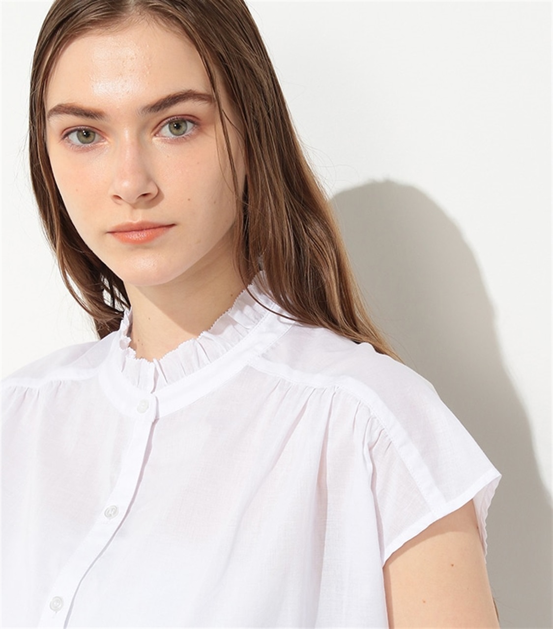 LE SOUK HOLIDAY 衿フリルブラウス_sub_9