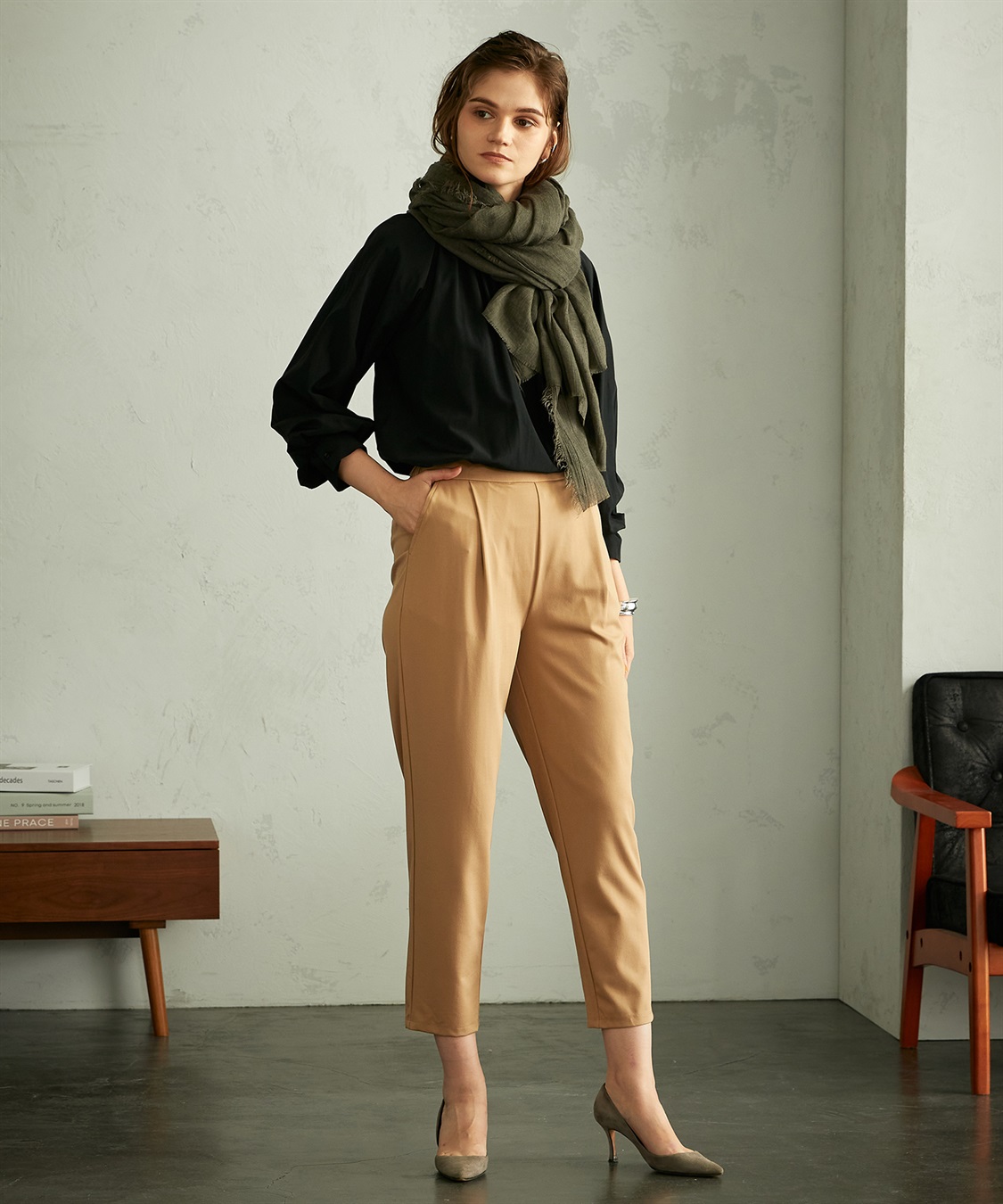 LE SOUK HOLIDAY ギャザーネックブラウス_sub_1