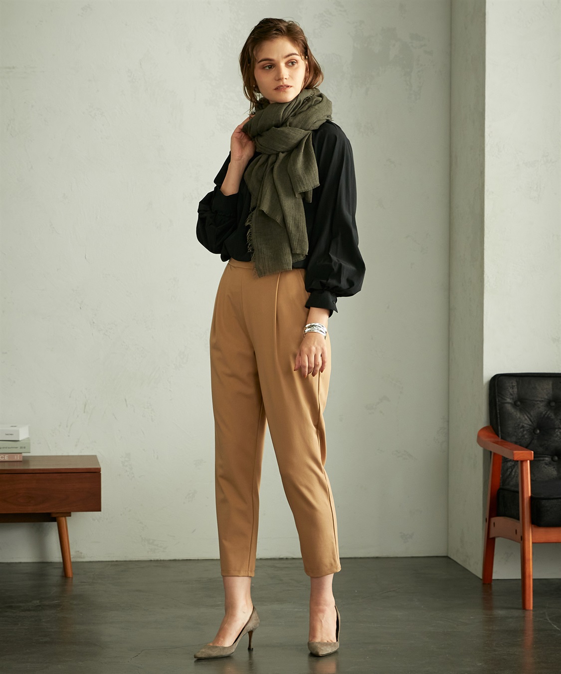 LE SOUK HOLIDAY ギャザーネックブラウス_sub_7