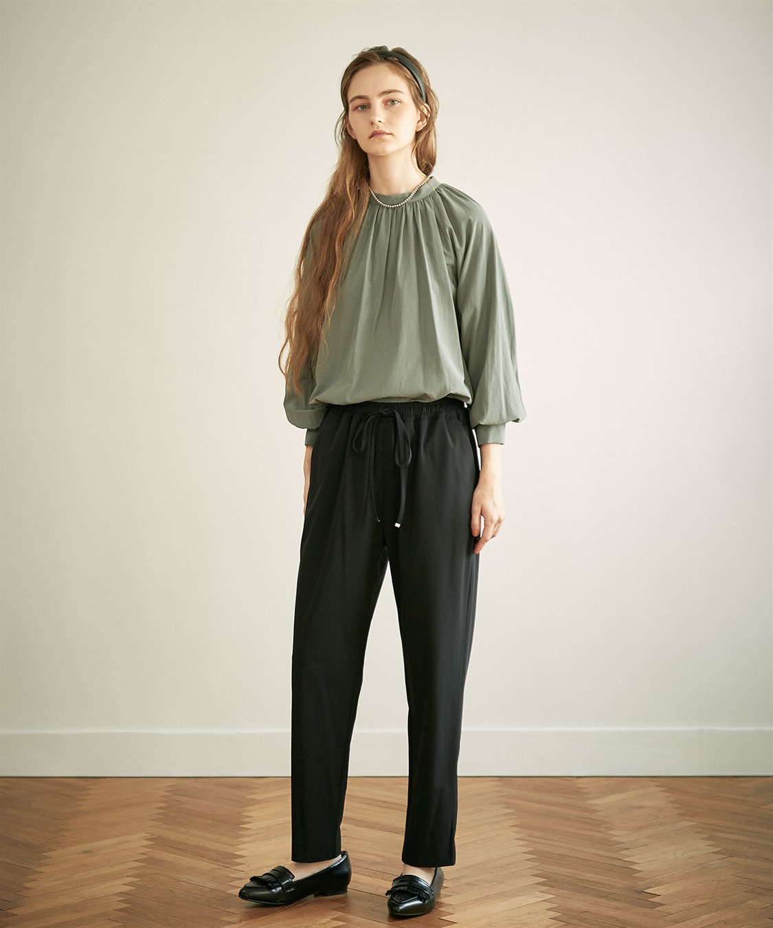 LE SOUK HOLIDAY ギャザーネックブラウス_sub_9