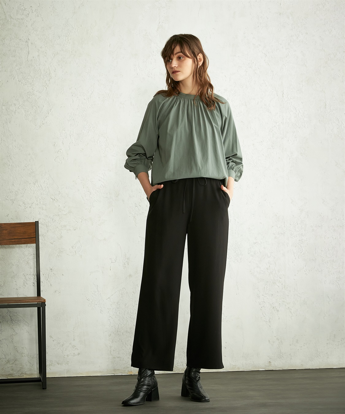 LE SOUK HOLIDAY ギャザーネックブラウス_sub_11