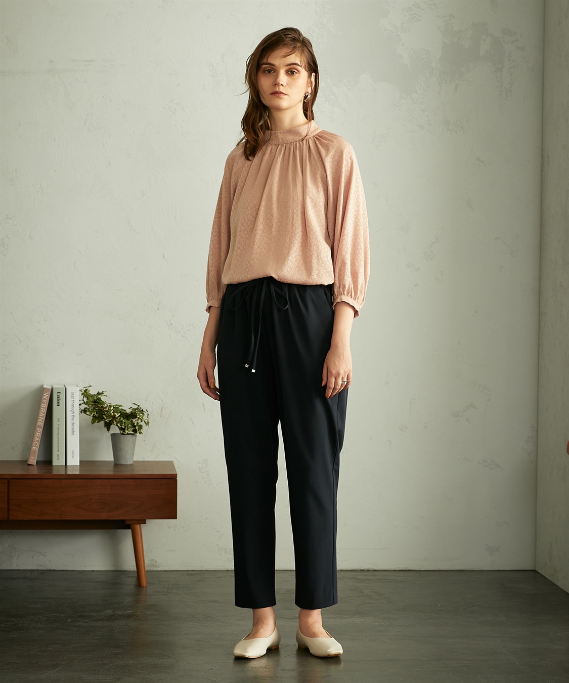 LE SOUK HOLIDAY レオパードジャガードブラウス_sub_1