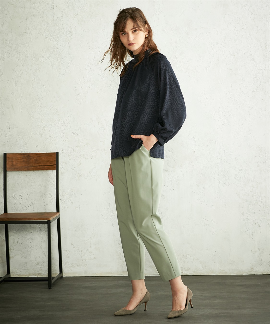 LE SOUK HOLIDAY レオパードジャガードブラウス_sub_7