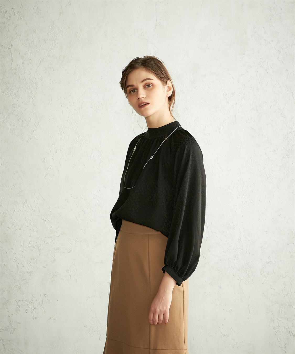 LE SOUK HOLIDAY レオパードジャガードブラウス_sub_10