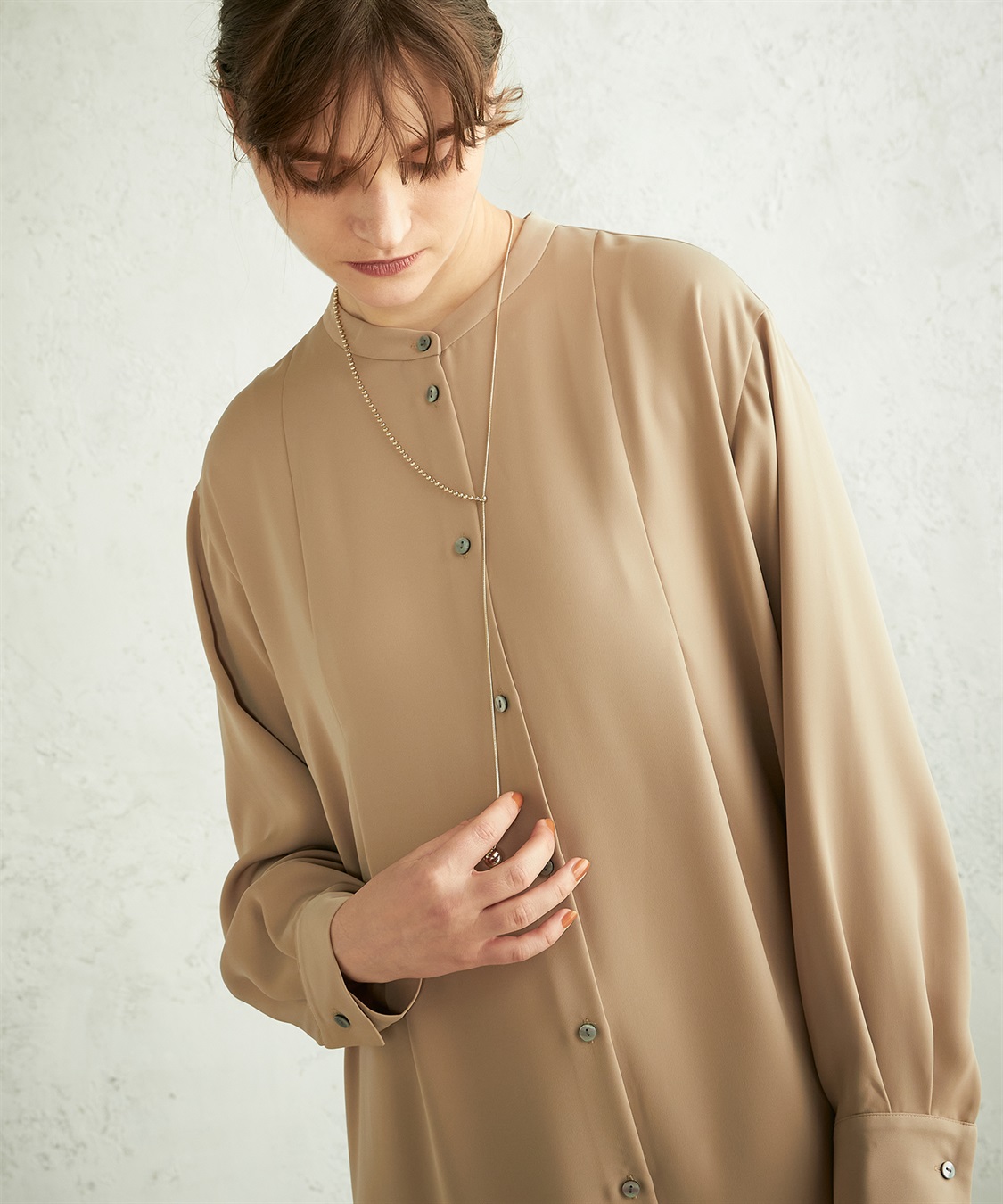 LE SOUK HOLIDAY バックタックデザインワンピース_sub_2