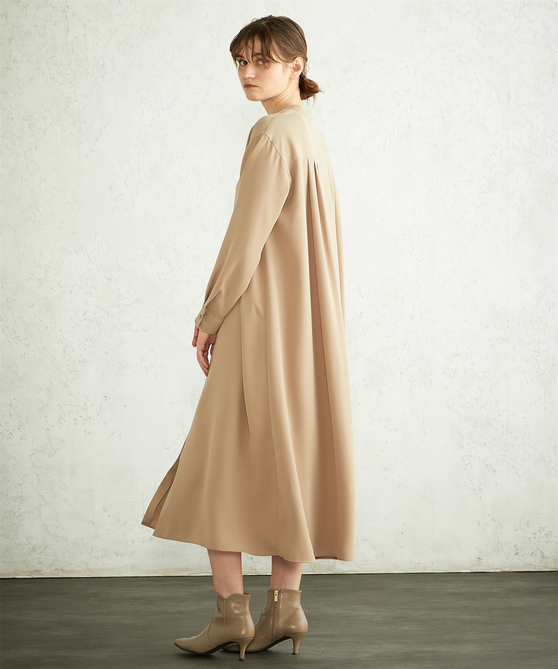 LE SOUK HOLIDAY バックタックデザインワンピース_sub_3