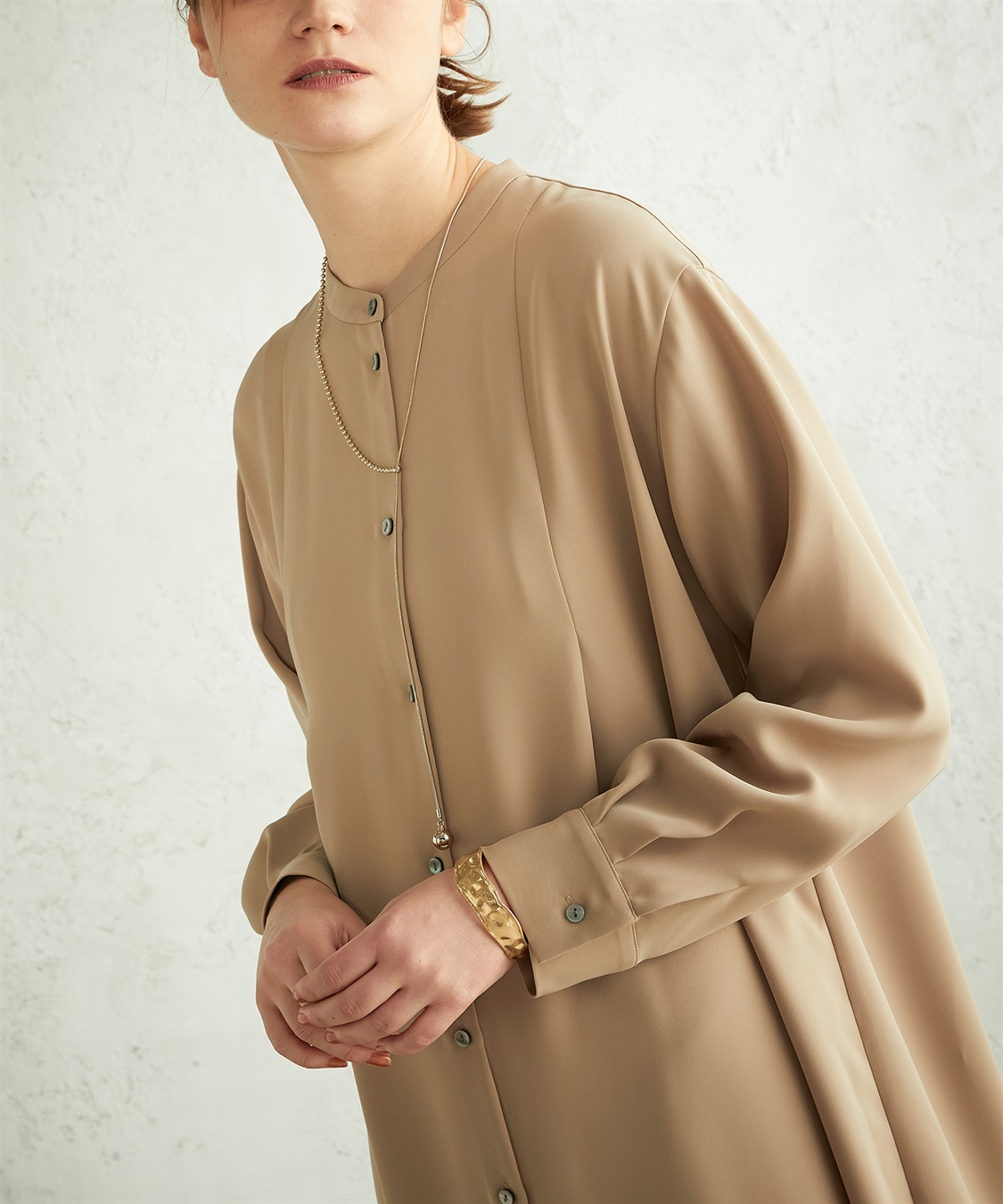 LE SOUK HOLIDAY バックタックデザインワンピース_sub_4