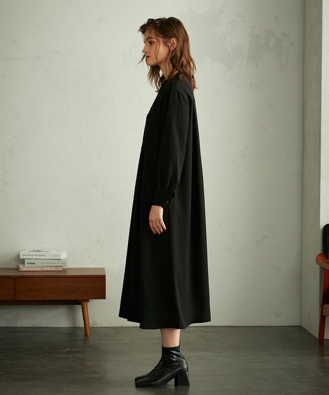 LE SOUK HOLIDAY バックタックデザインワンピース_sub_6