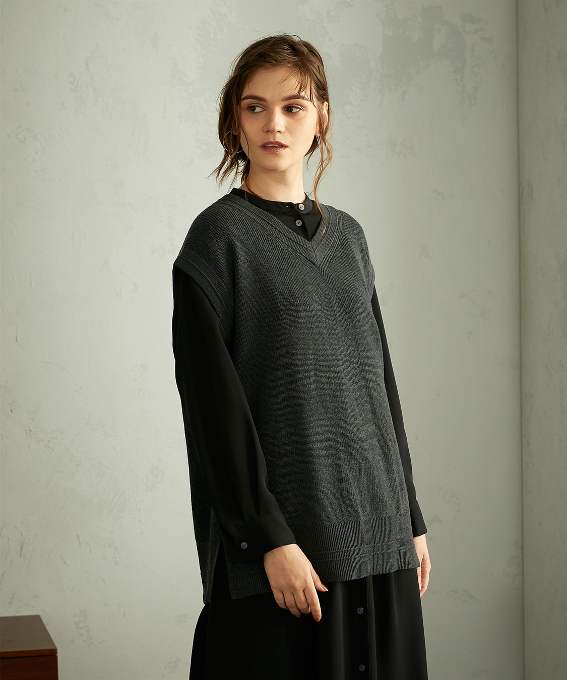 LE SOUK HOLIDAY バックタックデザインワンピース_sub_15