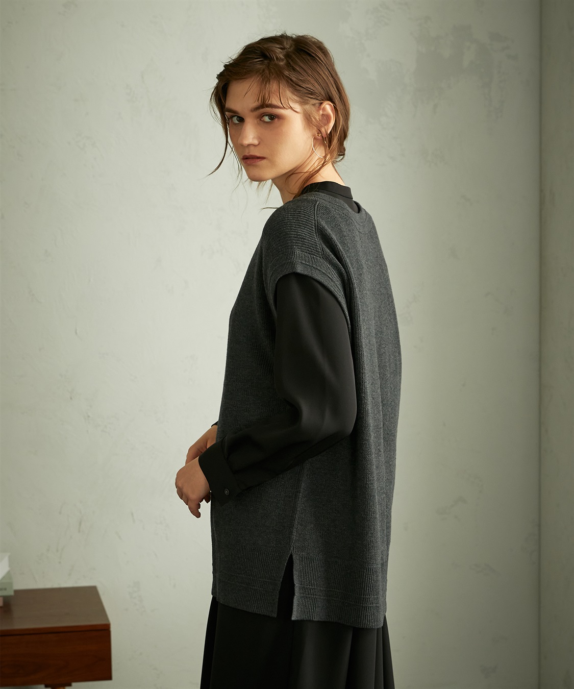 LE SOUK HOLIDAY バックタックデザインワンピース_sub_16