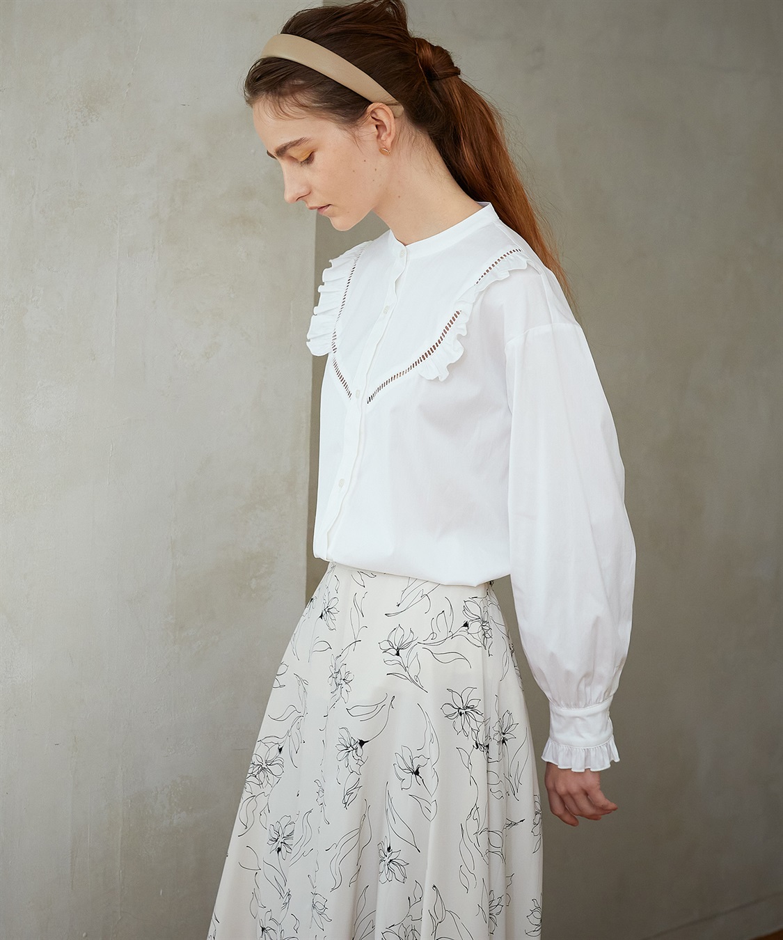 LE SOUK HOLIDAY レースフリルブラウス_sub_2