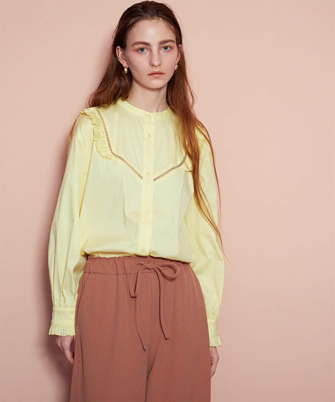 LE SOUK HOLIDAY レースフリルブラウス_sub_4