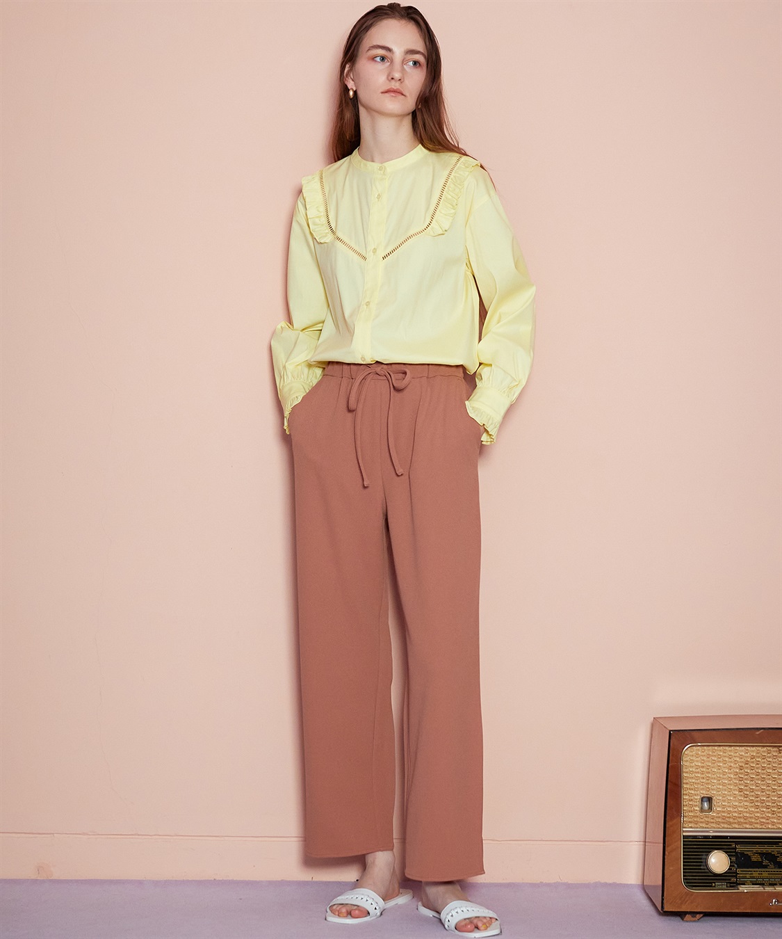 LE SOUK HOLIDAY レースフリルブラウス_sub_5