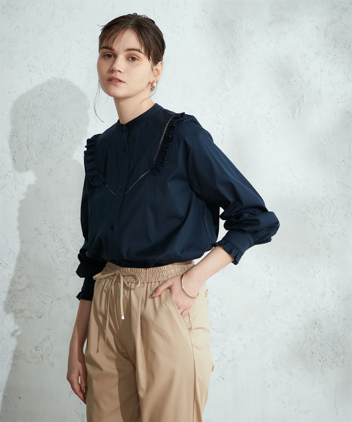 LE SOUK HOLIDAY レースフリルブラウス_sub_6