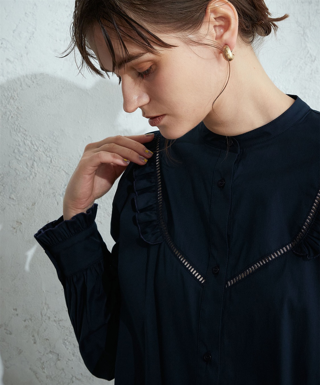 LE SOUK HOLIDAY レースフリルブラウス_sub_9