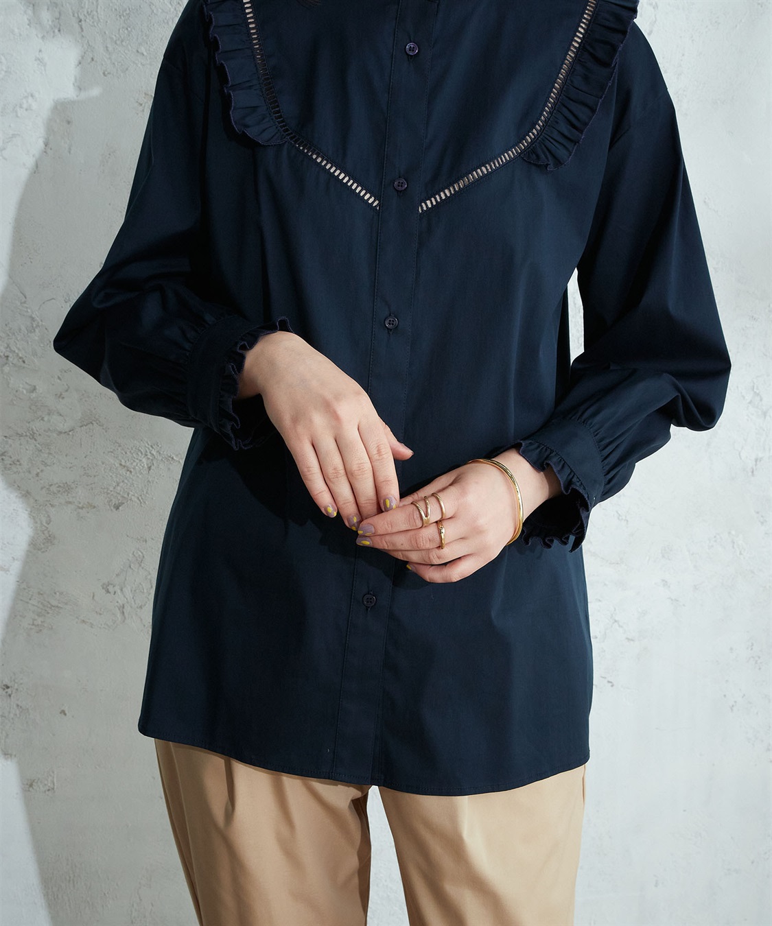 LE SOUK HOLIDAY レースフリルブラウス_sub_11