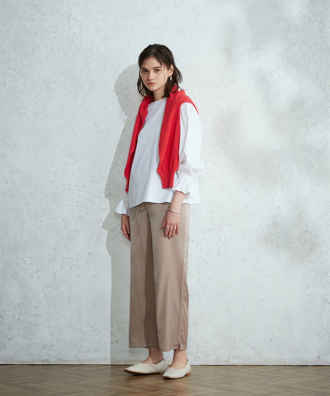 キャンディスリーブブラウス LE SOUK HOLIDAY｜クロスプラス公式通販サイト