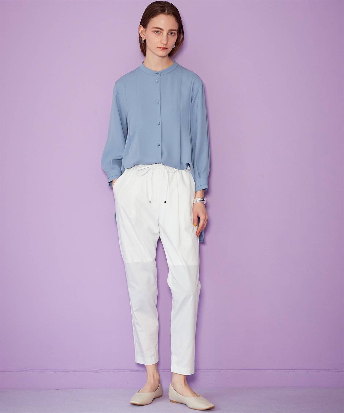 LE SOUK HOLIDAY バックタックブラウス_sub_1