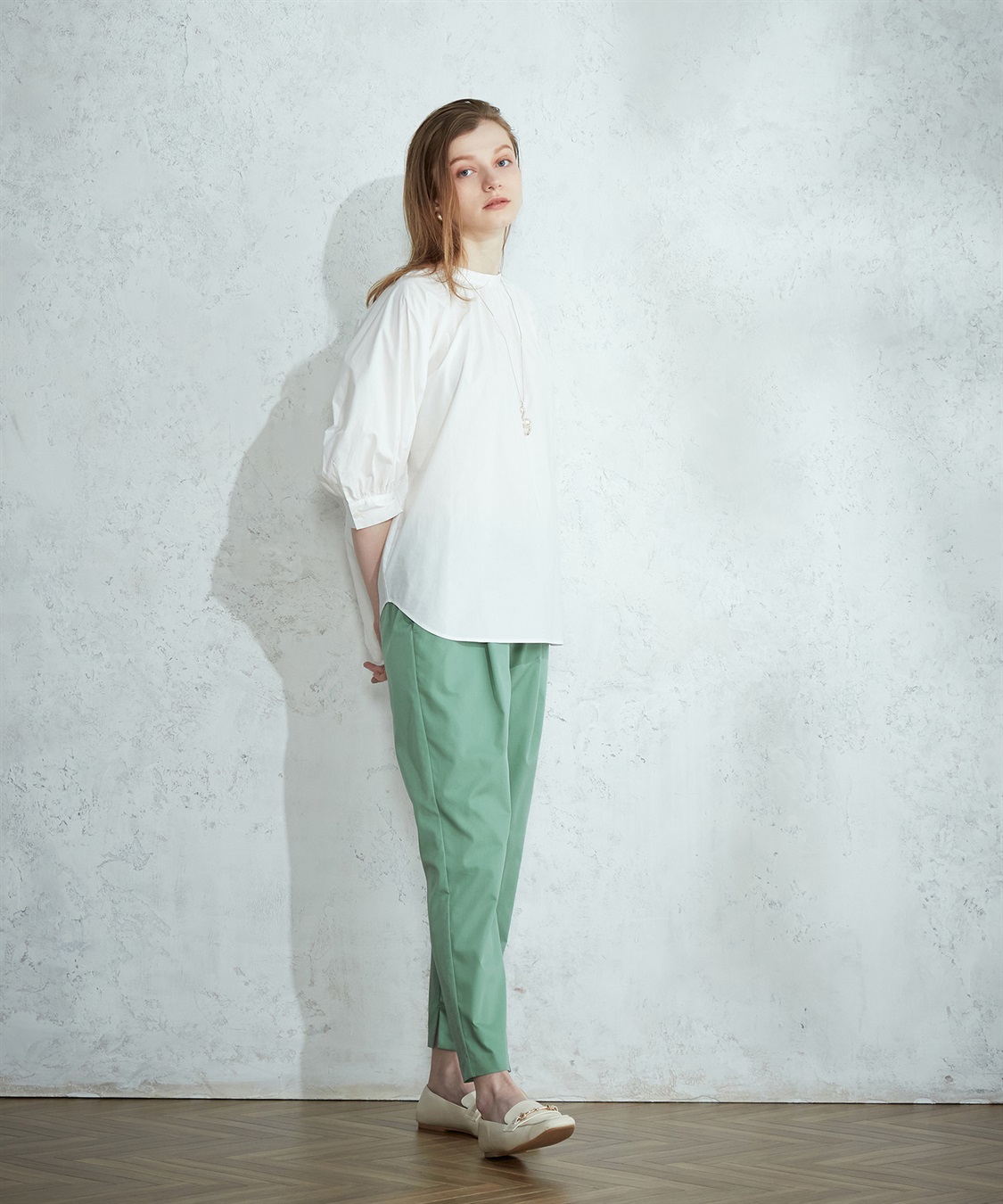 LE SOUK HOLIDAY ギャザーネックブラウス_sub_2