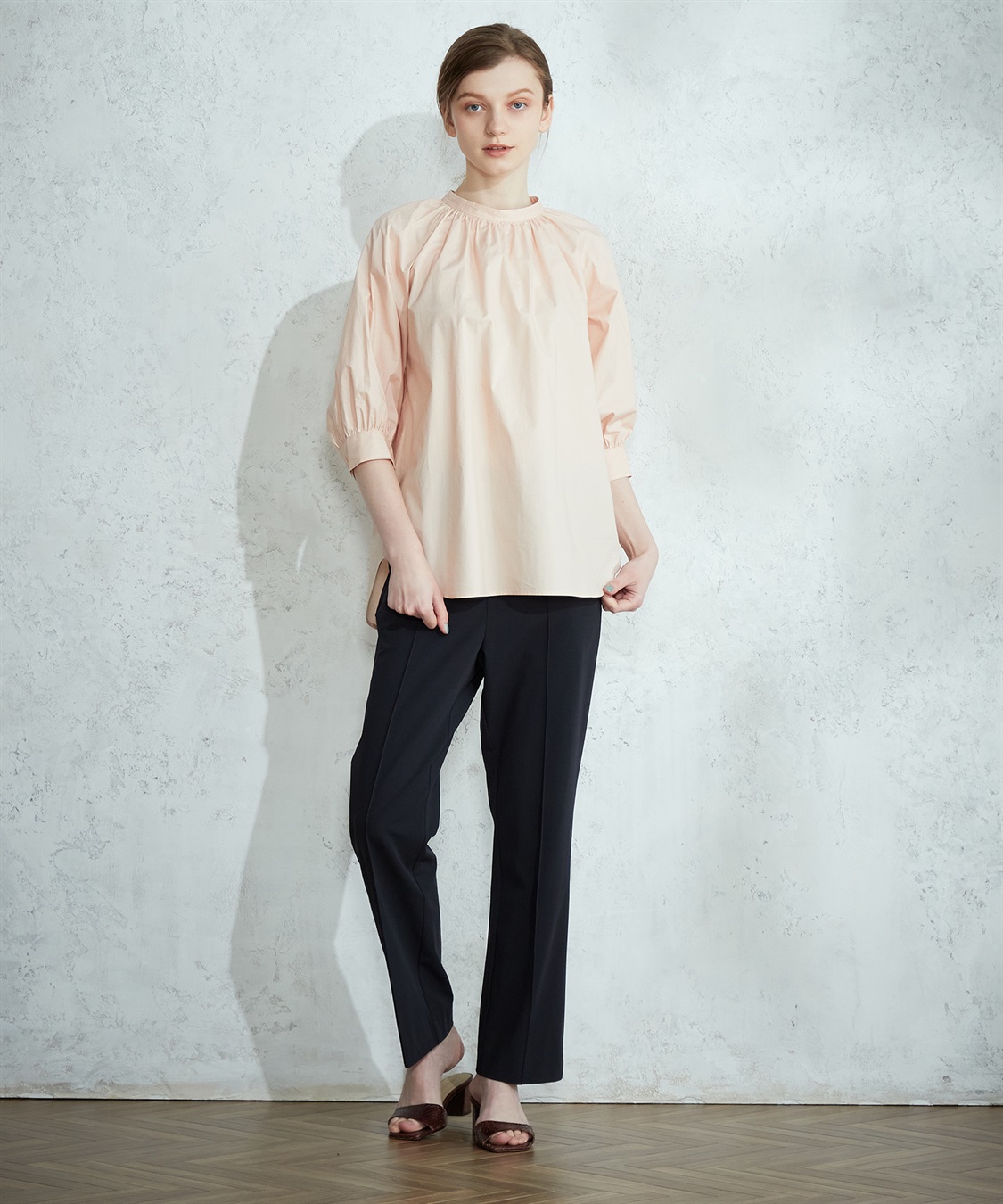 LE SOUK HOLIDAY ギャザーネックブラウス_sub_6