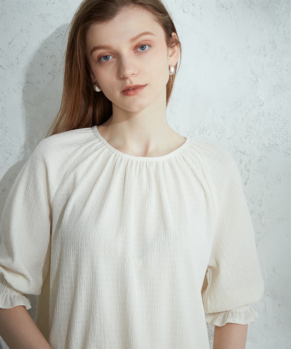 LE SOUK HOLIDAY ギャザースリーブブラウス_sub_8