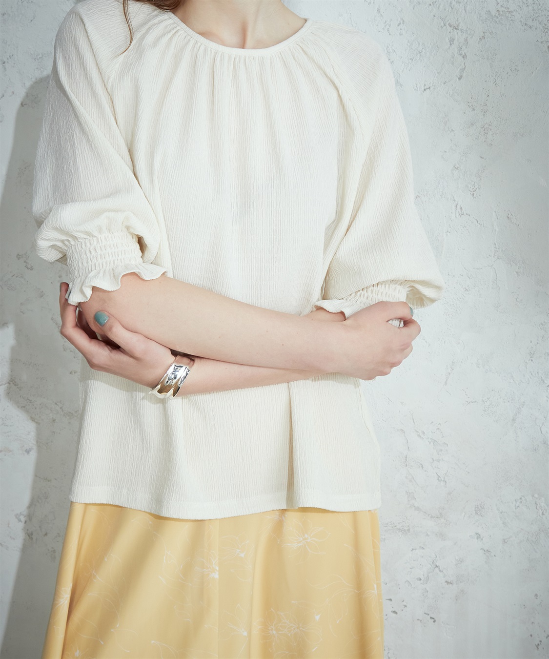 LE SOUK HOLIDAY ギャザースリーブブラウス_sub_10