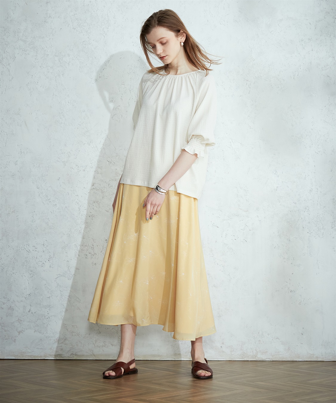 LE SOUK HOLIDAY ギャザースリーブブラウス_sub_12