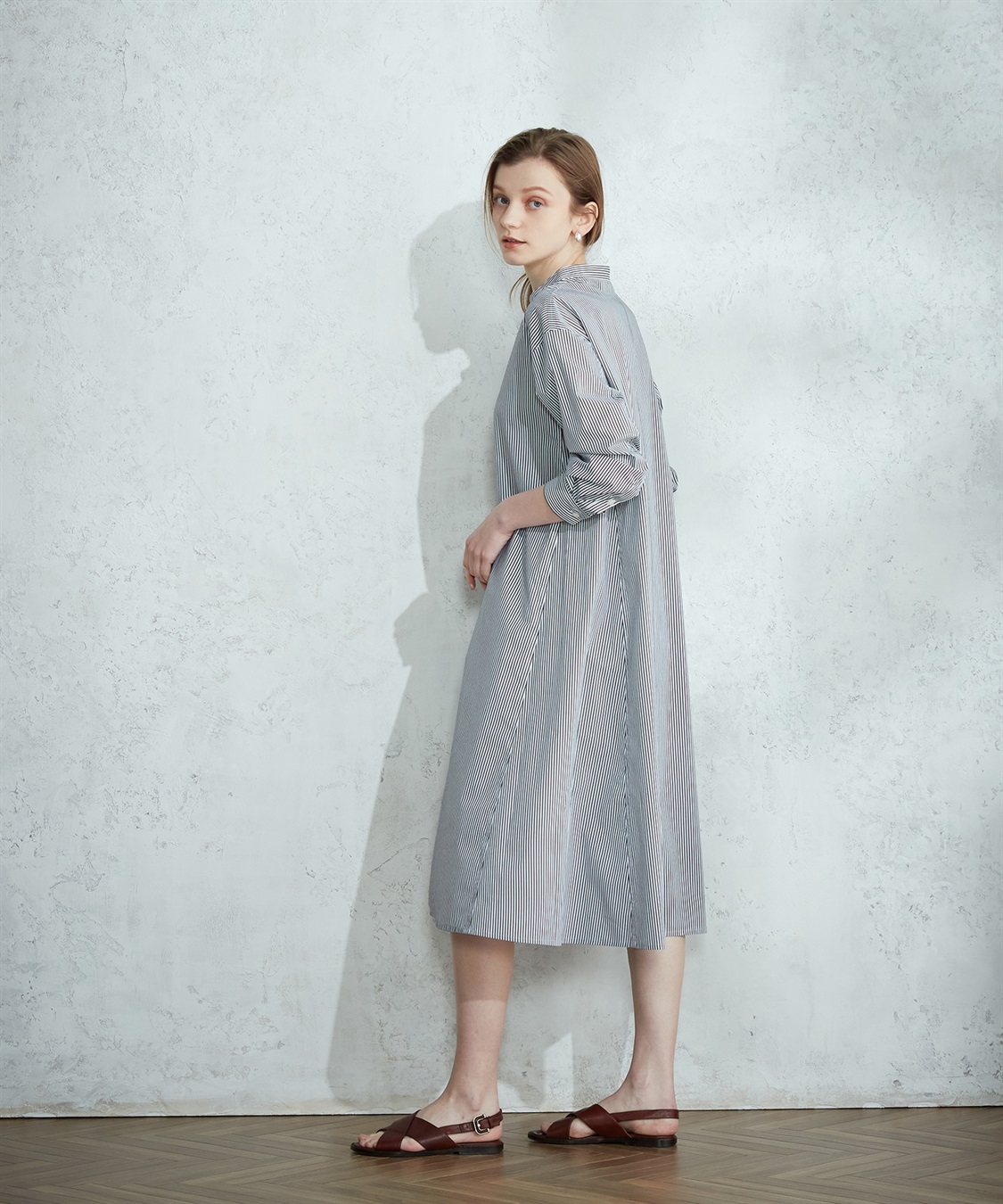 LE SOUK HOLIDAY ストライプシャツワンピース_sub_3