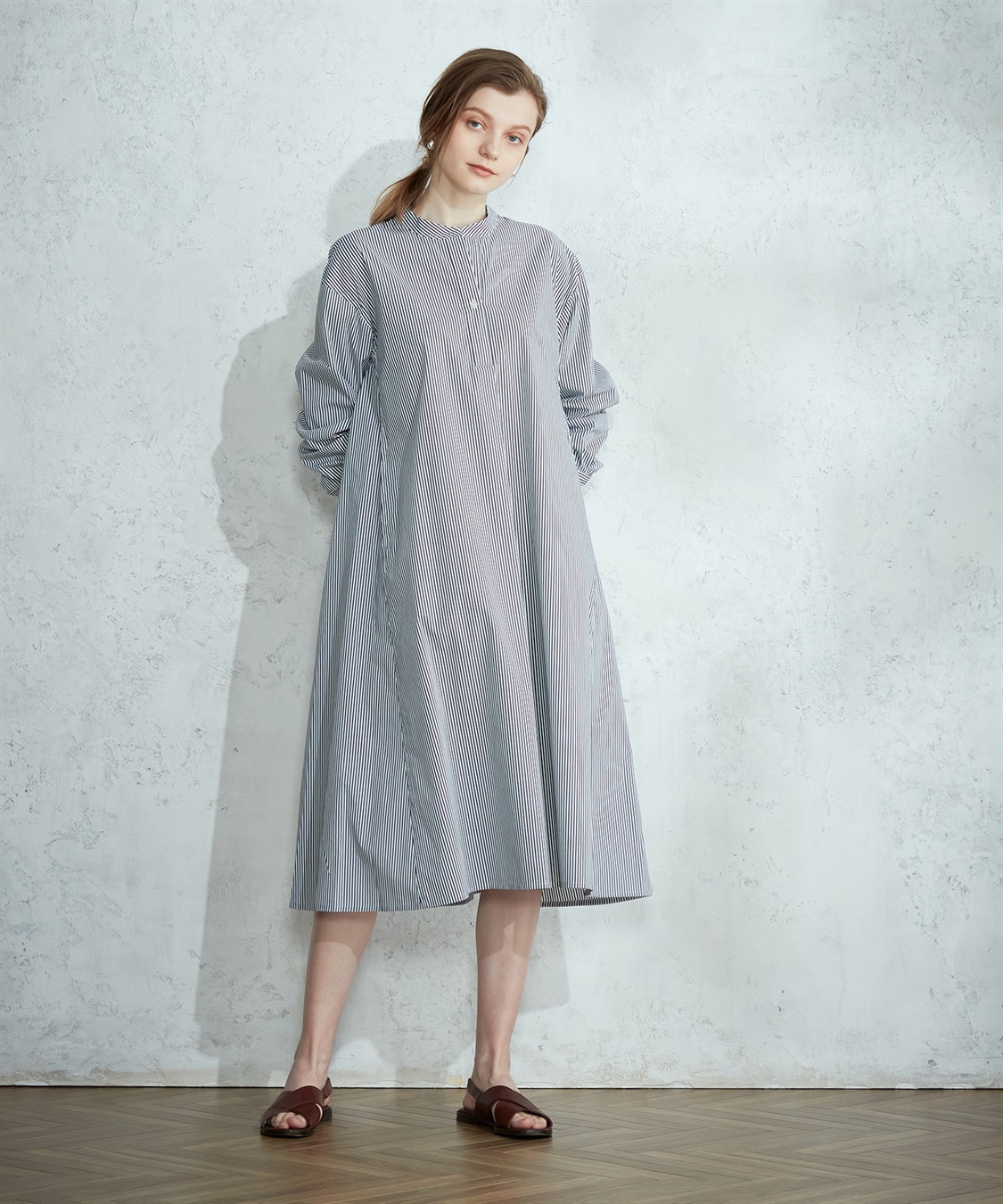 LE SOUK HOLIDAY ストライプシャツワンピース_sub_8
