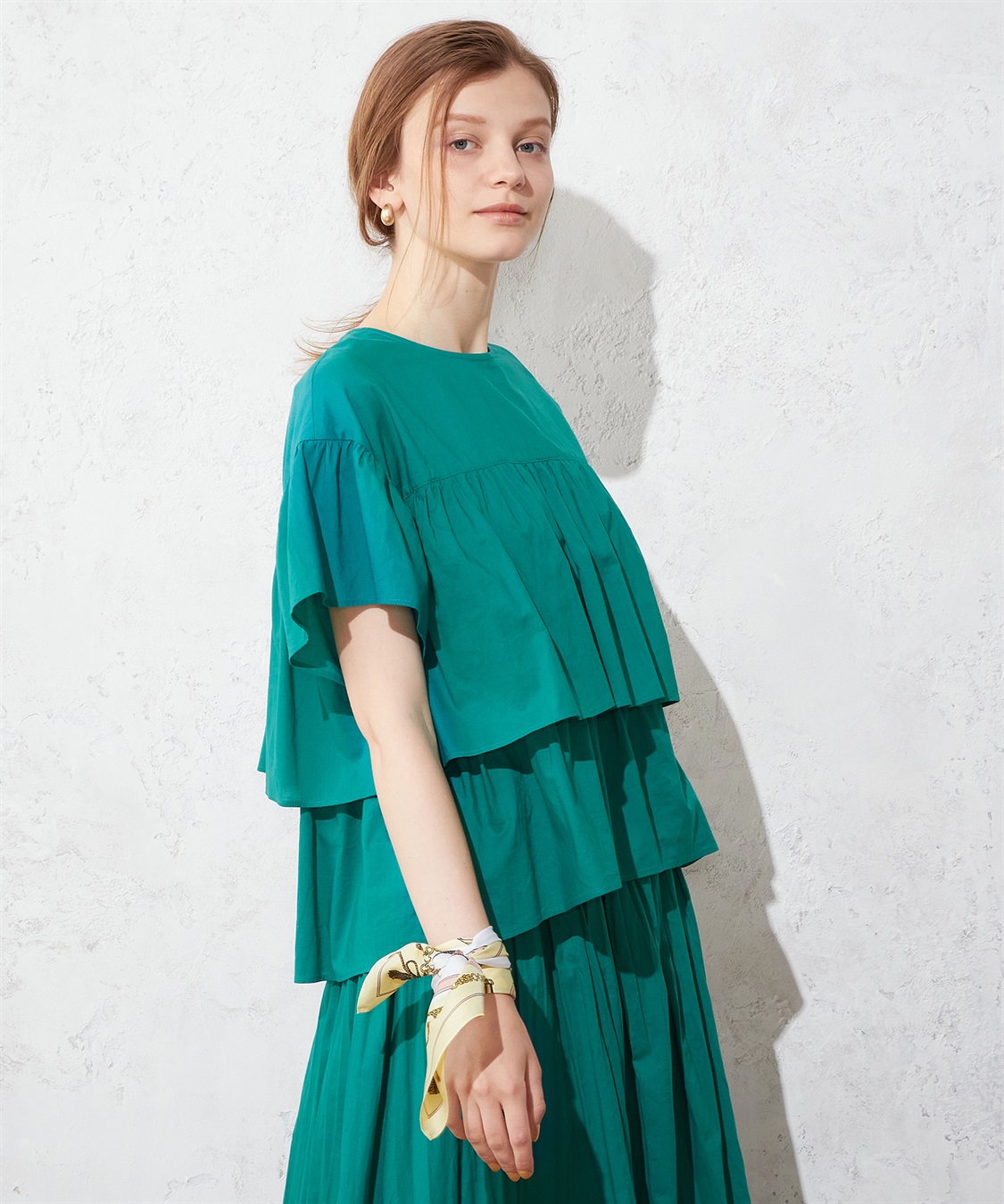 LE SOUK HOLIDAY フレアスリーブティアードブラウス_sub_11