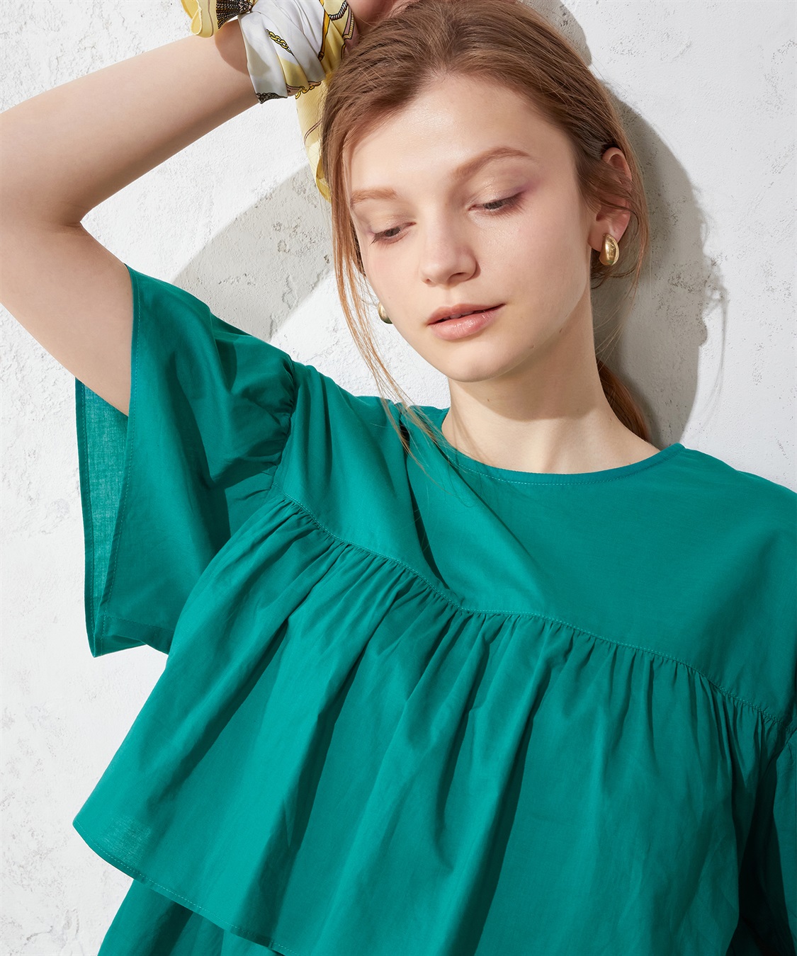 LE SOUK HOLIDAY フレアスリーブティアードブラウス_sub_12