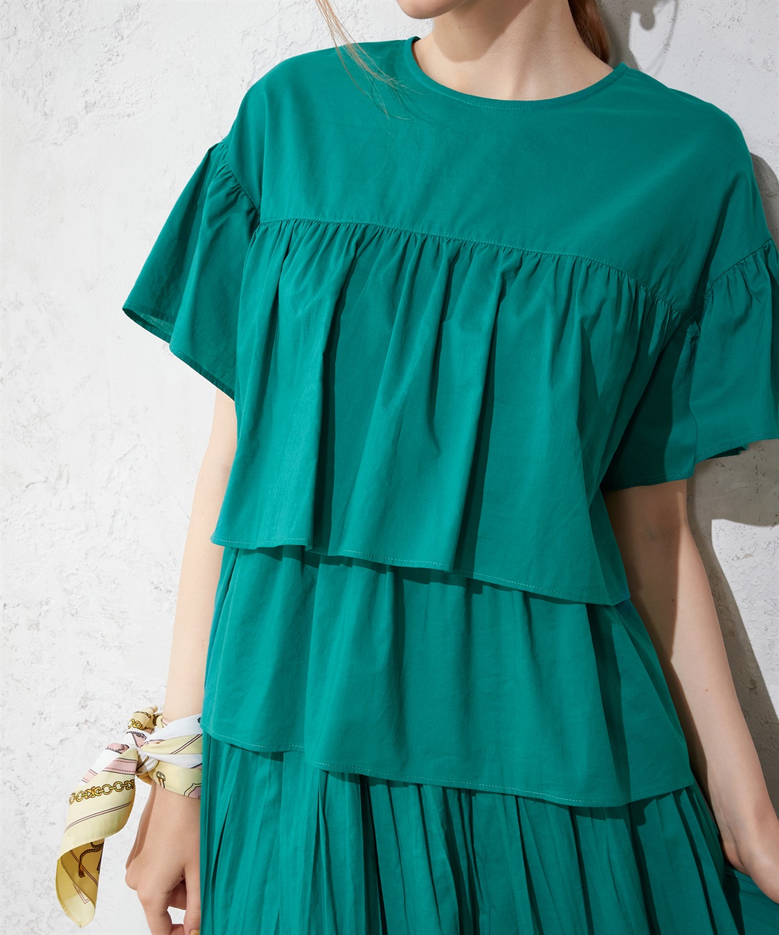 LE SOUK HOLIDAY フレアスリーブティアードブラウス_sub_14