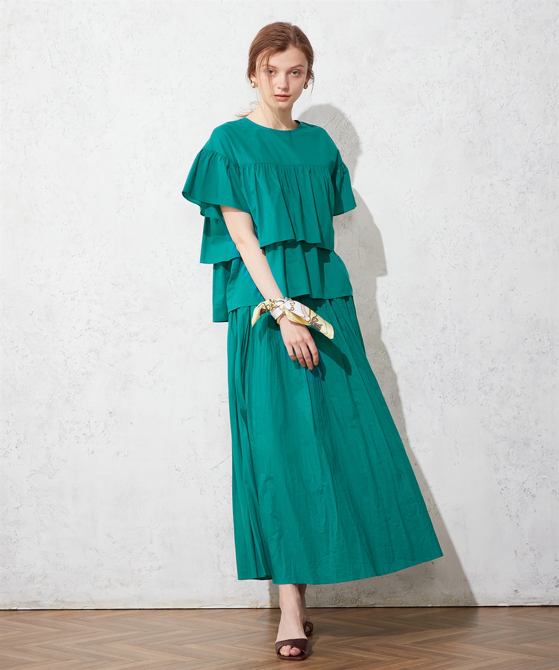 LE SOUK HOLIDAY フレアスリーブティアードブラウス_sub_15