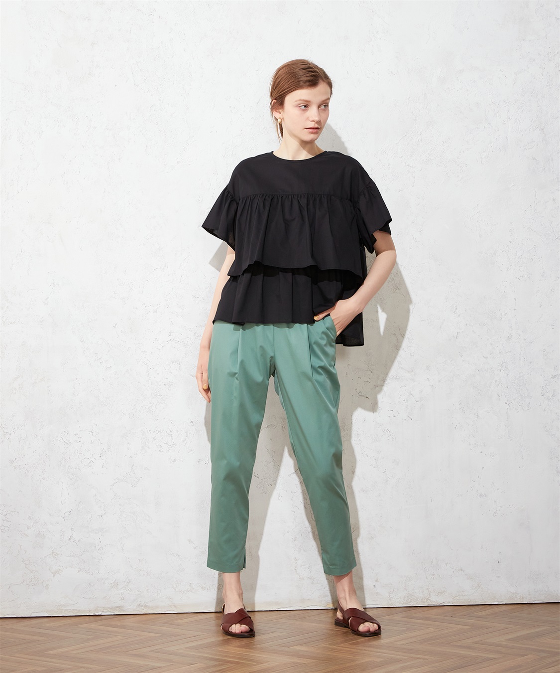 LE SOUK HOLIDAY フレアスリーブティアードブラウス_sub_16