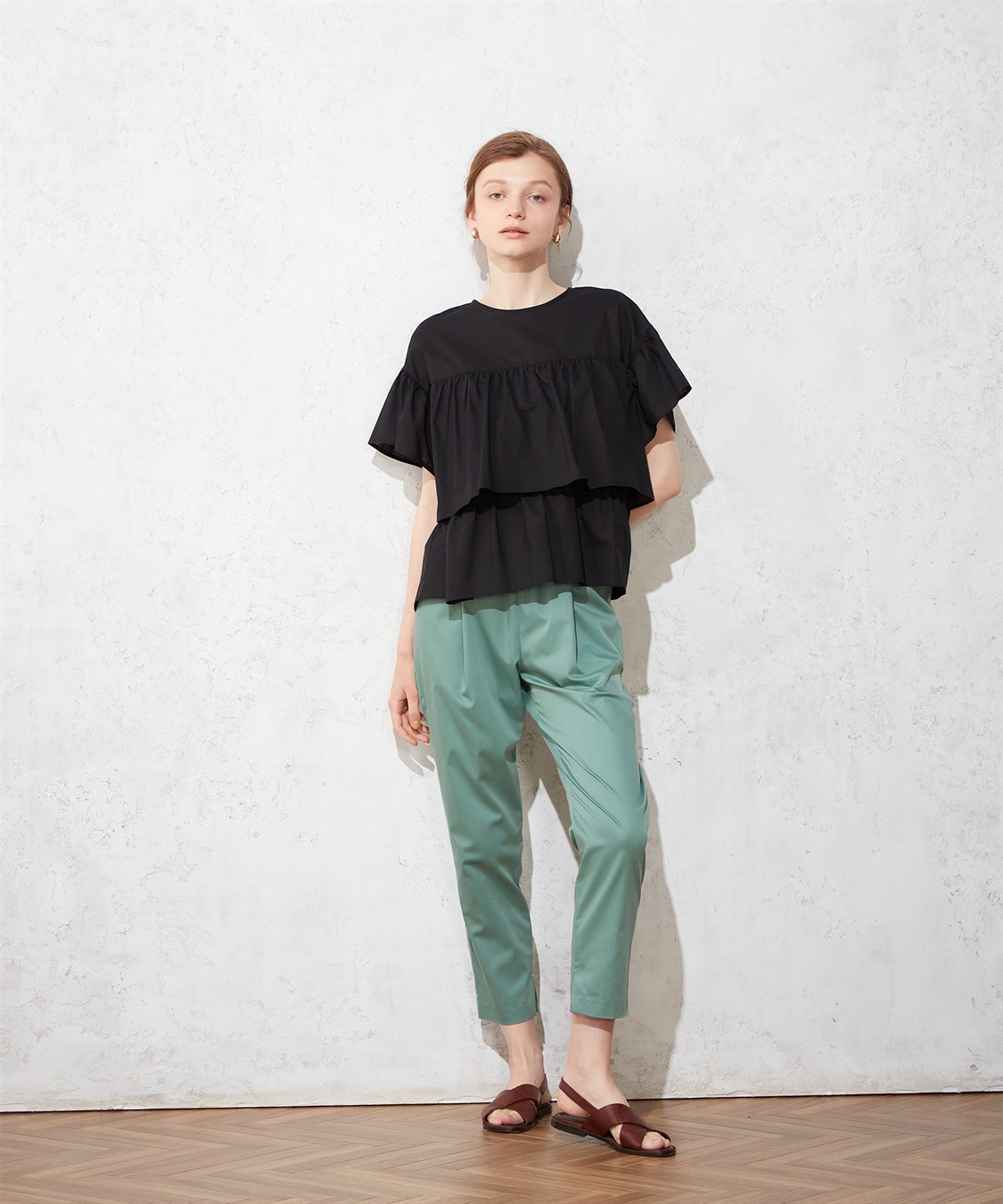 LE SOUK HOLIDAY フレアスリーブティアードブラウス_sub_17