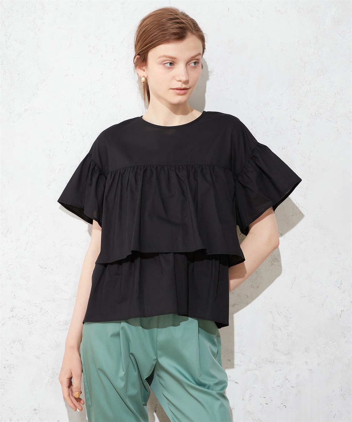 LE SOUK HOLIDAY フレアスリーブティアードブラウス_sub_19