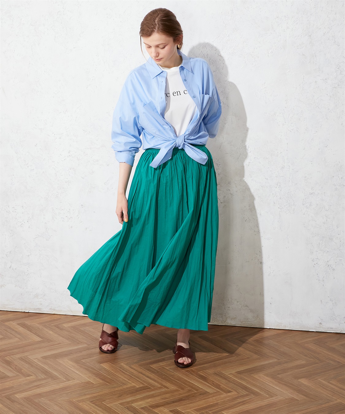 LE SOUK HOLIDAY リネンブレンドオーバーシャツ_sub_2