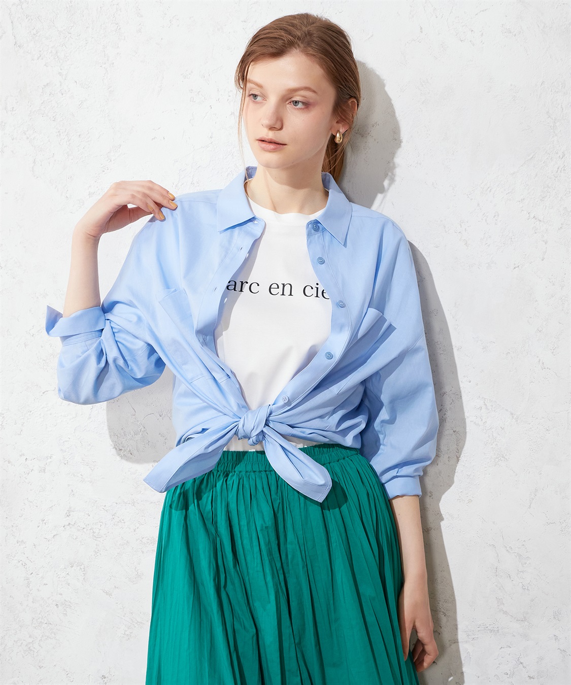 LE SOUK HOLIDAY リネンブレンドオーバーシャツ_sub_4