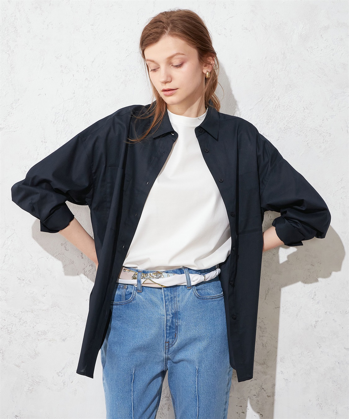 LE SOUK HOLIDAY リネンブレンドオーバーシャツ_sub_5