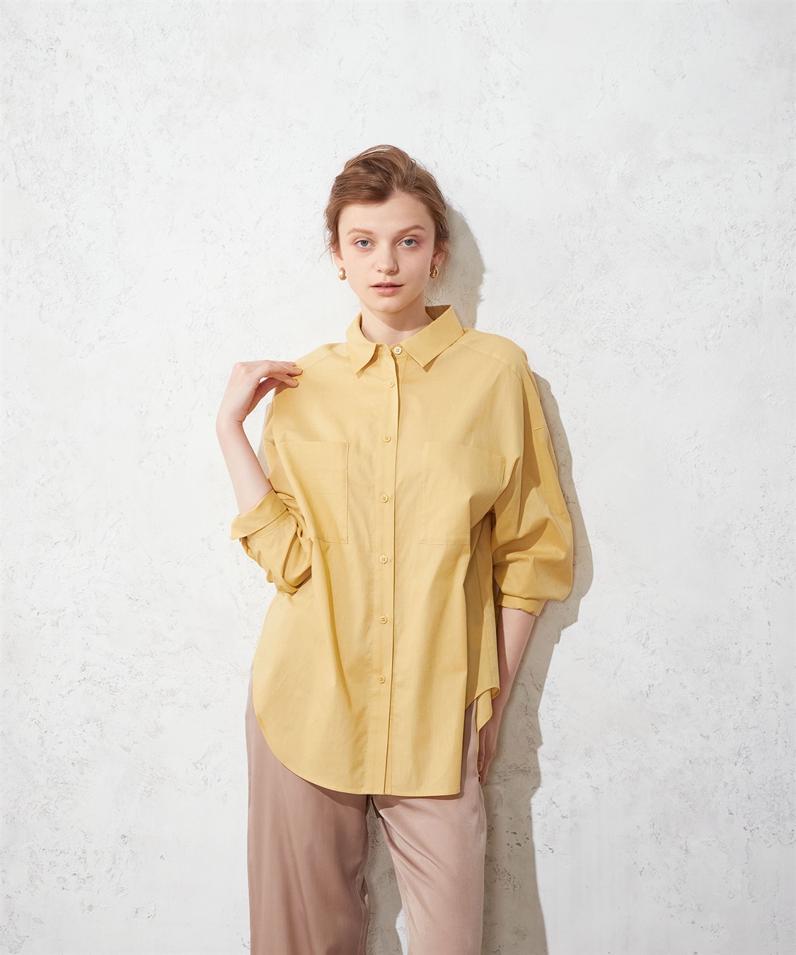 LE SOUK HOLIDAY リネンブレンドオーバーシャツ_sub_13