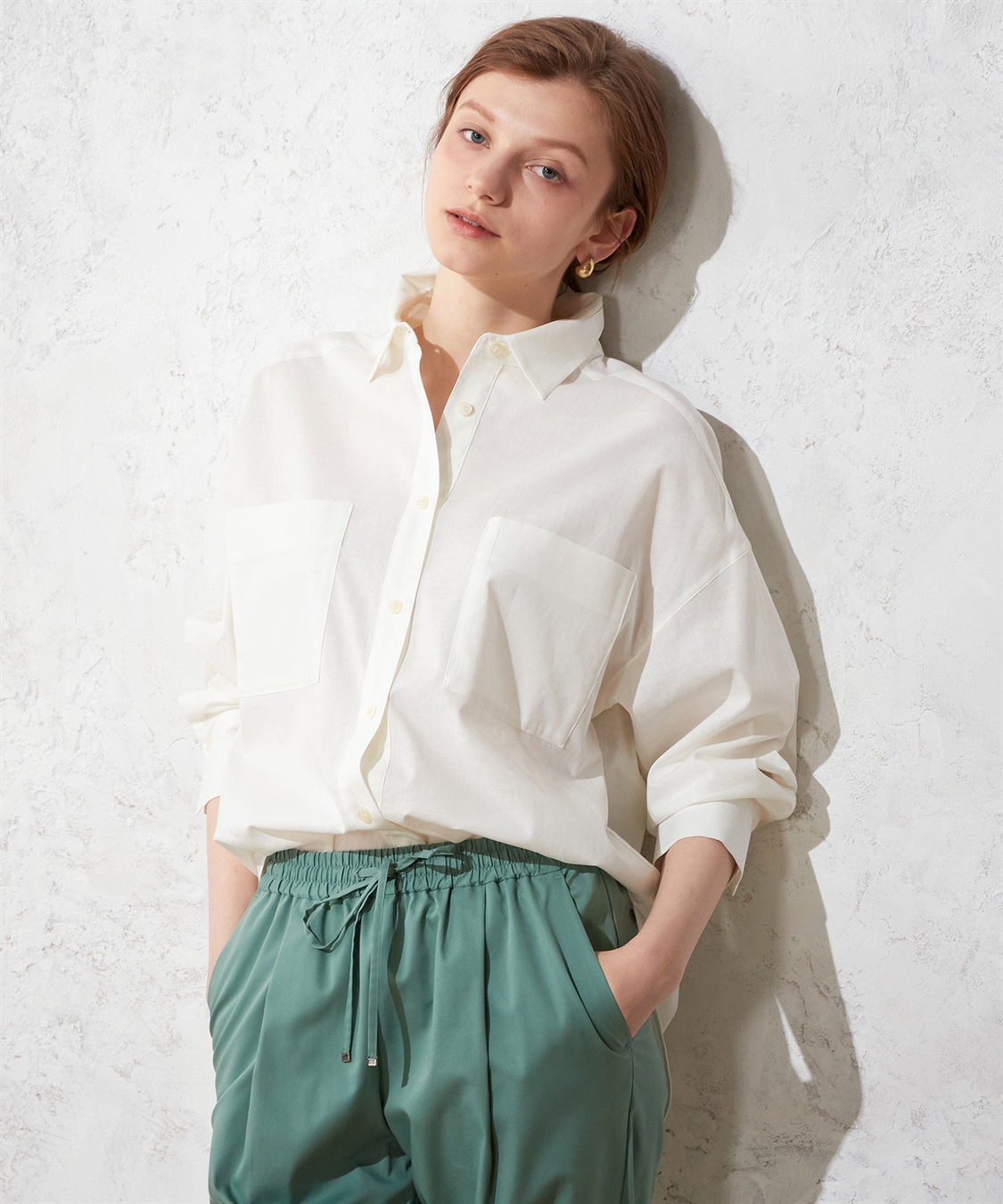 LE SOUK HOLIDAY リネンブレンドオーバーシャツ_sub_16