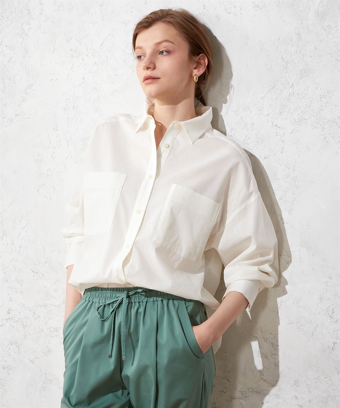 LE SOUK HOLIDAY リネンブレンドオーバーシャツ_sub_19