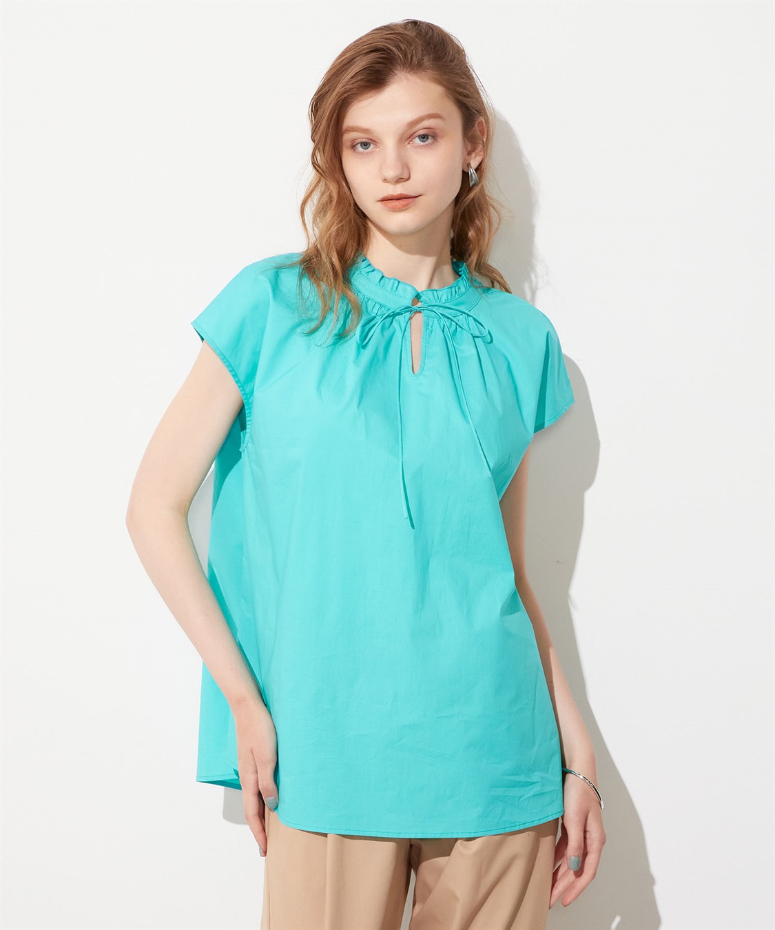 LE SOUK HOLIDAY ノースリーブカフタンブラウス_sub_1