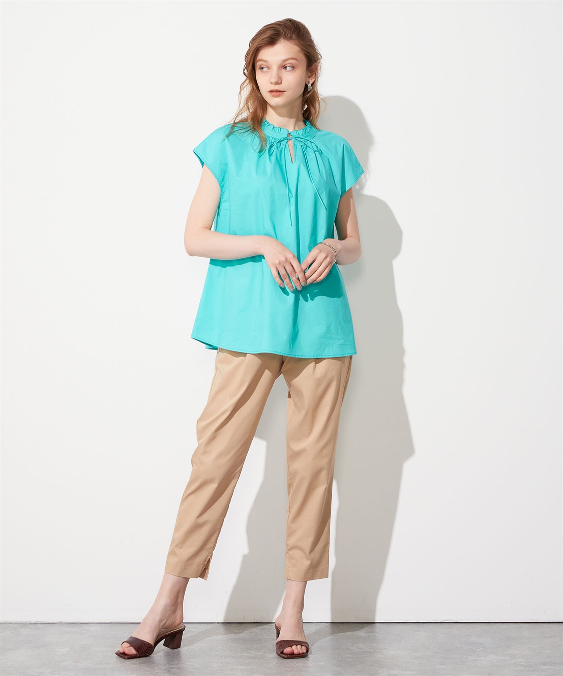 LE SOUK HOLIDAY ノースリーブカフタンブラウス_sub_2