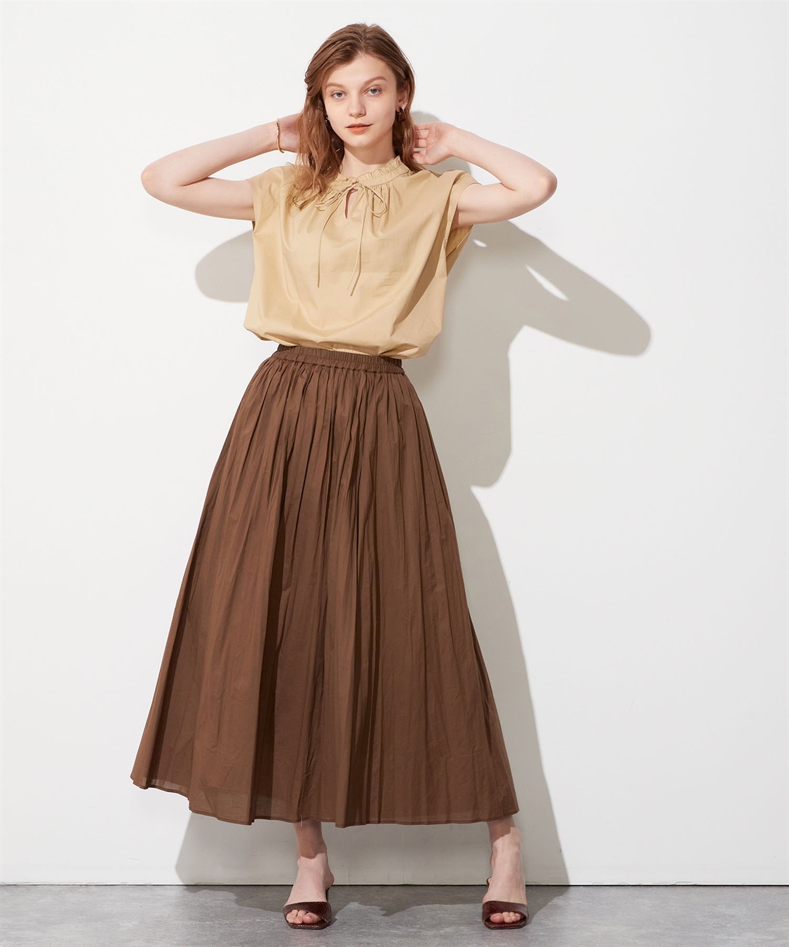 LE SOUK HOLIDAY ノースリーブカフタンブラウス_sub_12