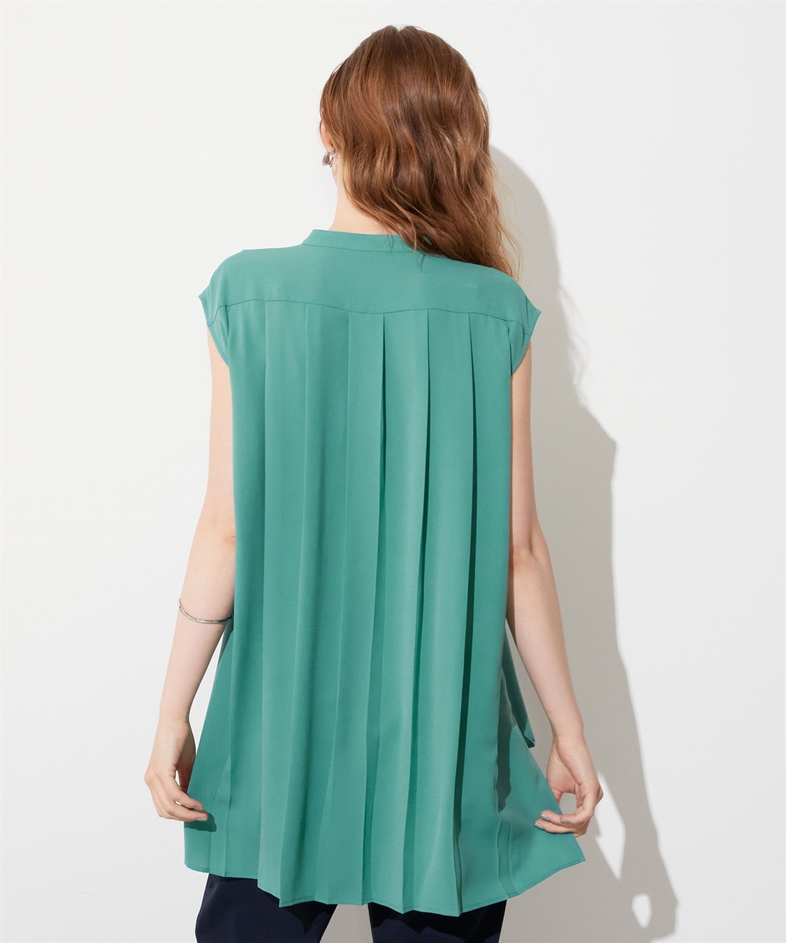 LE SOUK HOLIDAY バックタックノースリーブブラウス_sub_6