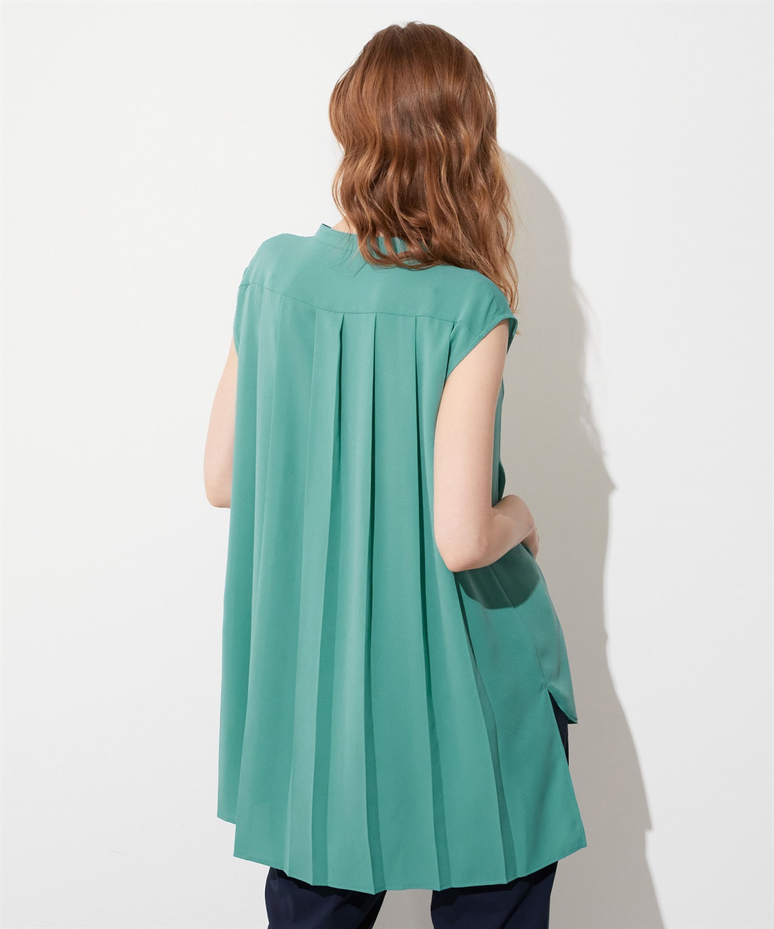 LE SOUK HOLIDAY バックタックノースリーブブラウス_sub_7